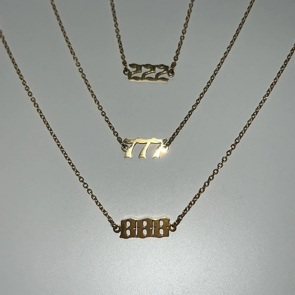 ✨🔮 888 Mystic Gypsy 18kp Gold Numeric Anklet 🔮✨ 1 LEFT!!! - Picture 8 of 9